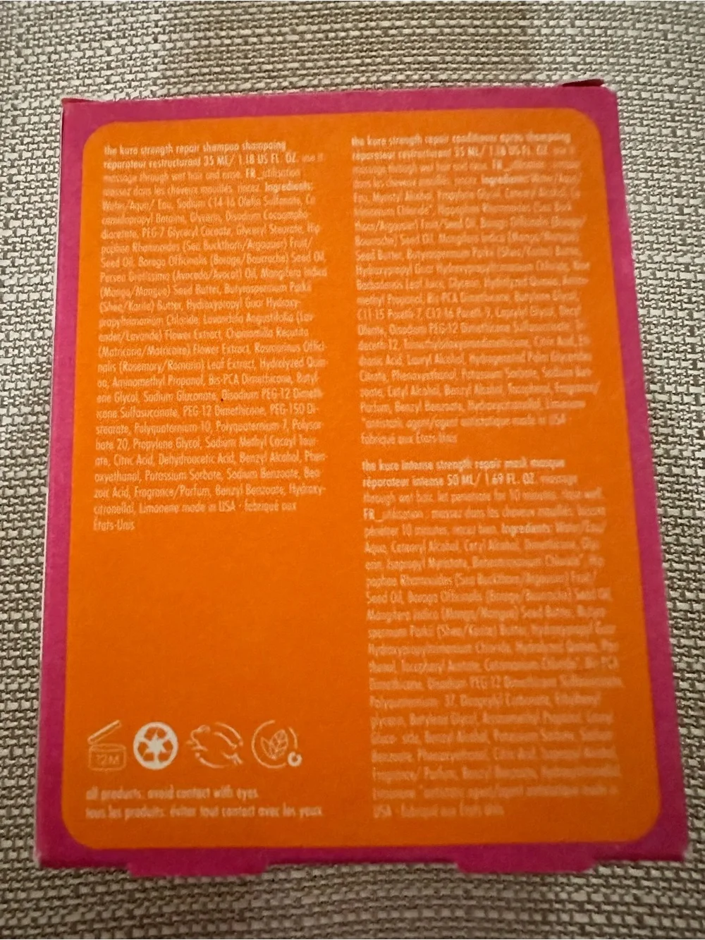 Amika x Sephora The Kure Strength Repair Trial Set Travel Gift Set NEW NIB - Picture 5 of 5